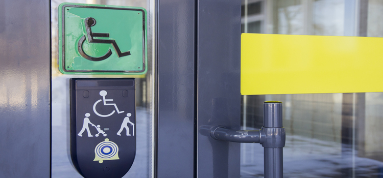 automatic handicap door opener in Frontier Park