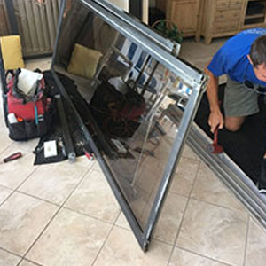 sliding glass door frame repair Frontier Park